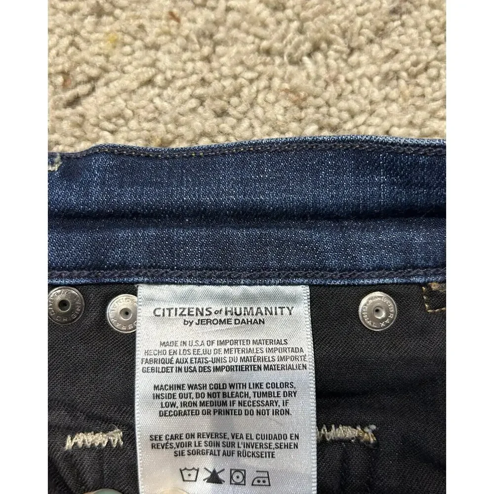 Vtg CITIZENS OF HUMANITY 25 (30 x 26) Cropped/ANkle JEANS Emerson Slim Boyfriend